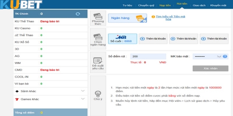 Điều khoản sử dụng Kubet - Update ngay thông tin mới nhất 2 Khách hàng luôn phải giao dịch qua phương thức hợp lệ